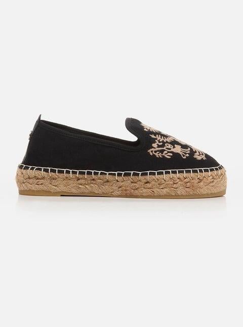 Brenda Black Women's Plain Espadrilles