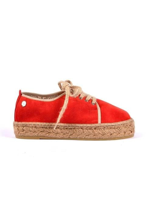 
                      
                        Glade Red Women's Flat Espadrilles
                      
                    