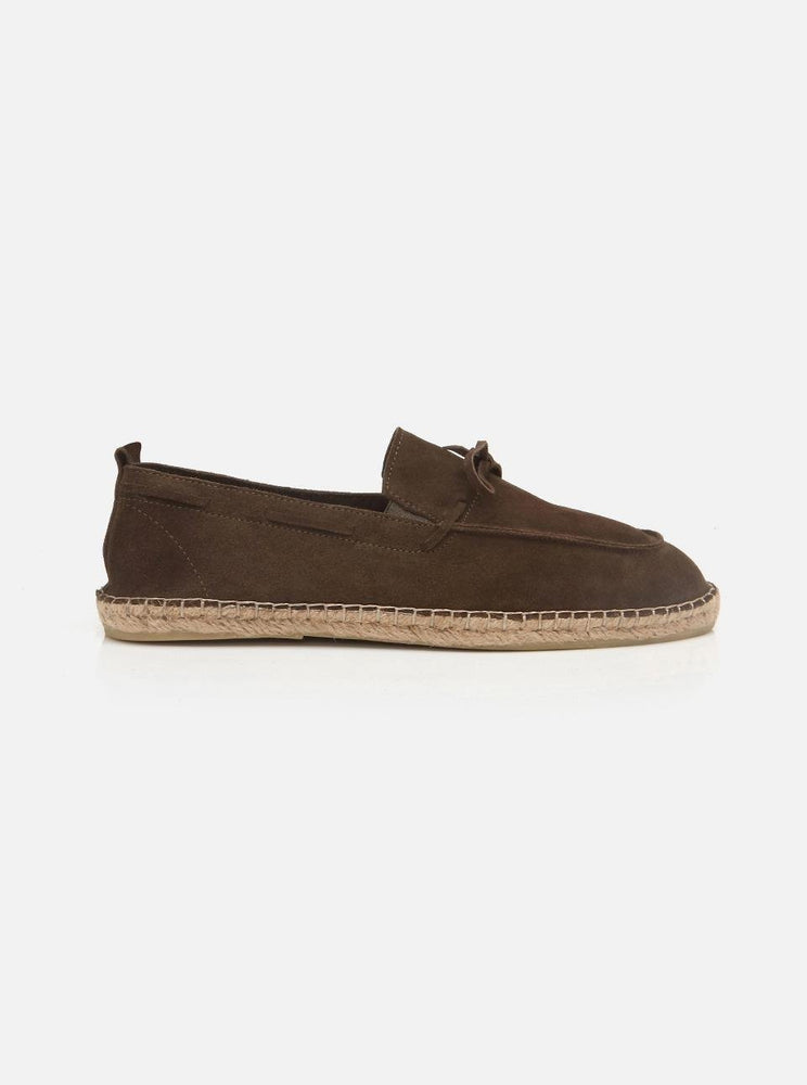 Carlo Khaki Men's Suede Espadrilles