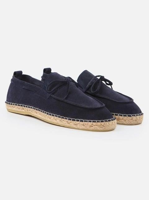 
                      
                        Carlo Navy Blue Men's Suede Espadrilles
                      
                    