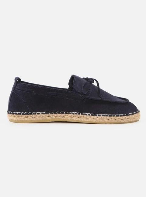 
                      
                        Carlo Navy Blue Men's Suede Espadrilles
                      
                    