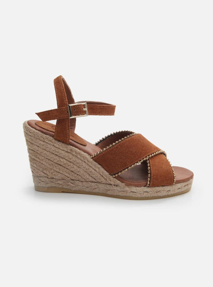 Catena Brown Women's Wedge Heel Espadrilles