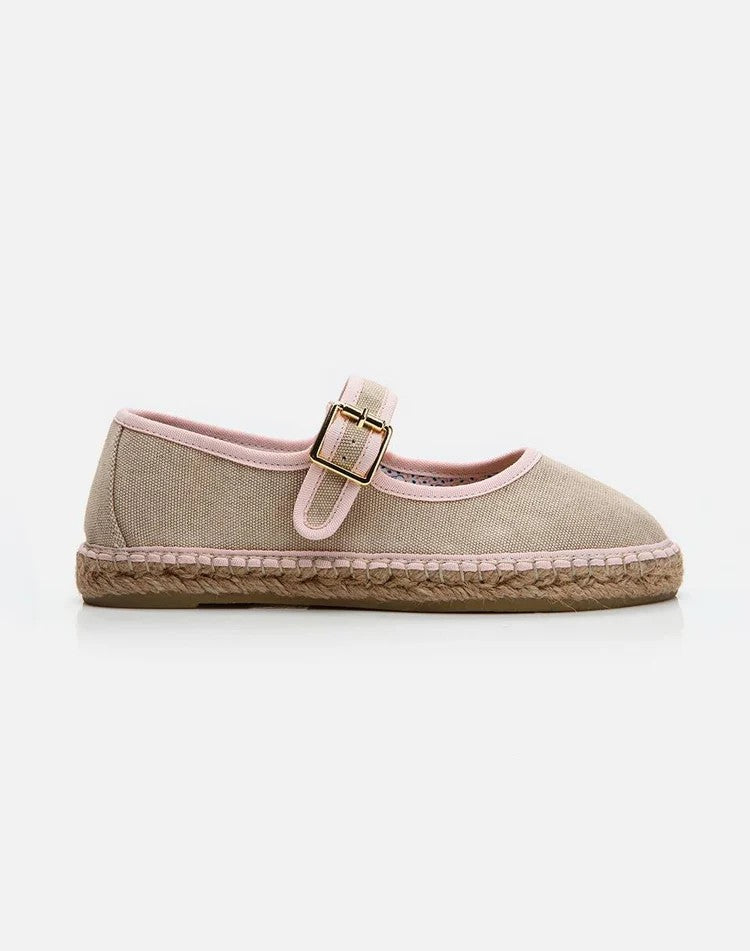 
                      
                        Owenn Beige Women's Flat Espadrilles
                      
                    