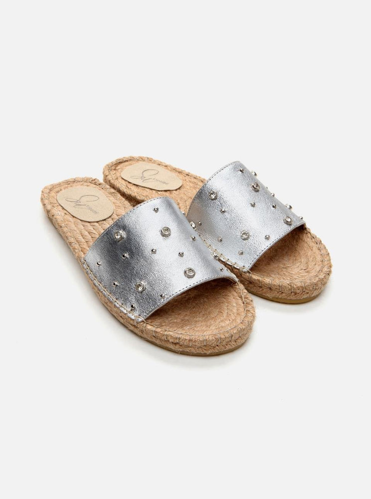 
                      
                        Ceya Silver Women's Espadrille Slippers
                      
                    