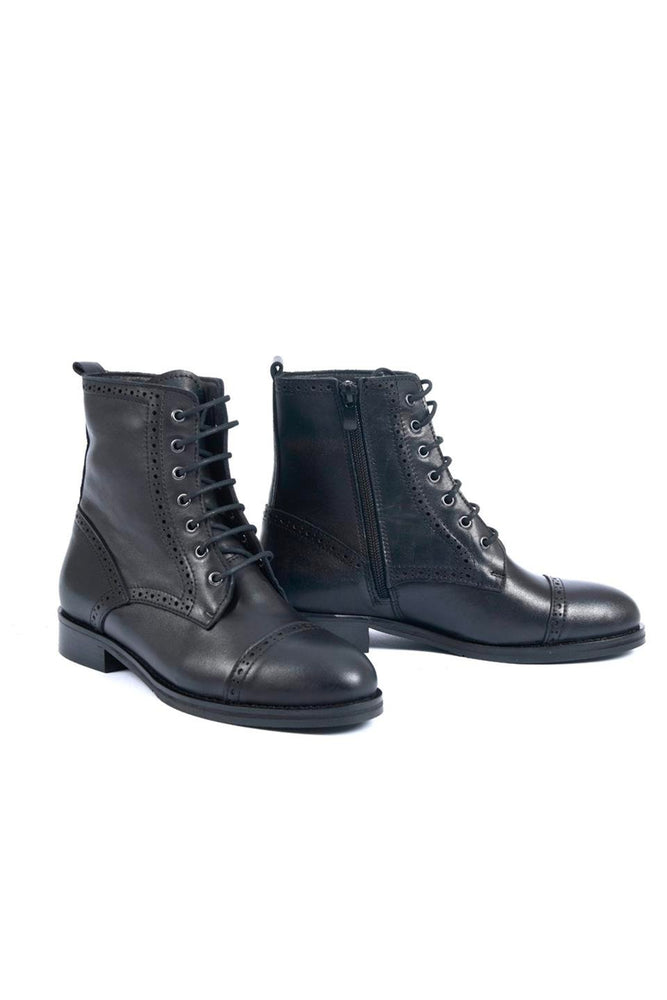 
                      
                        Chester Black Women's Leather Boots
                      
                    