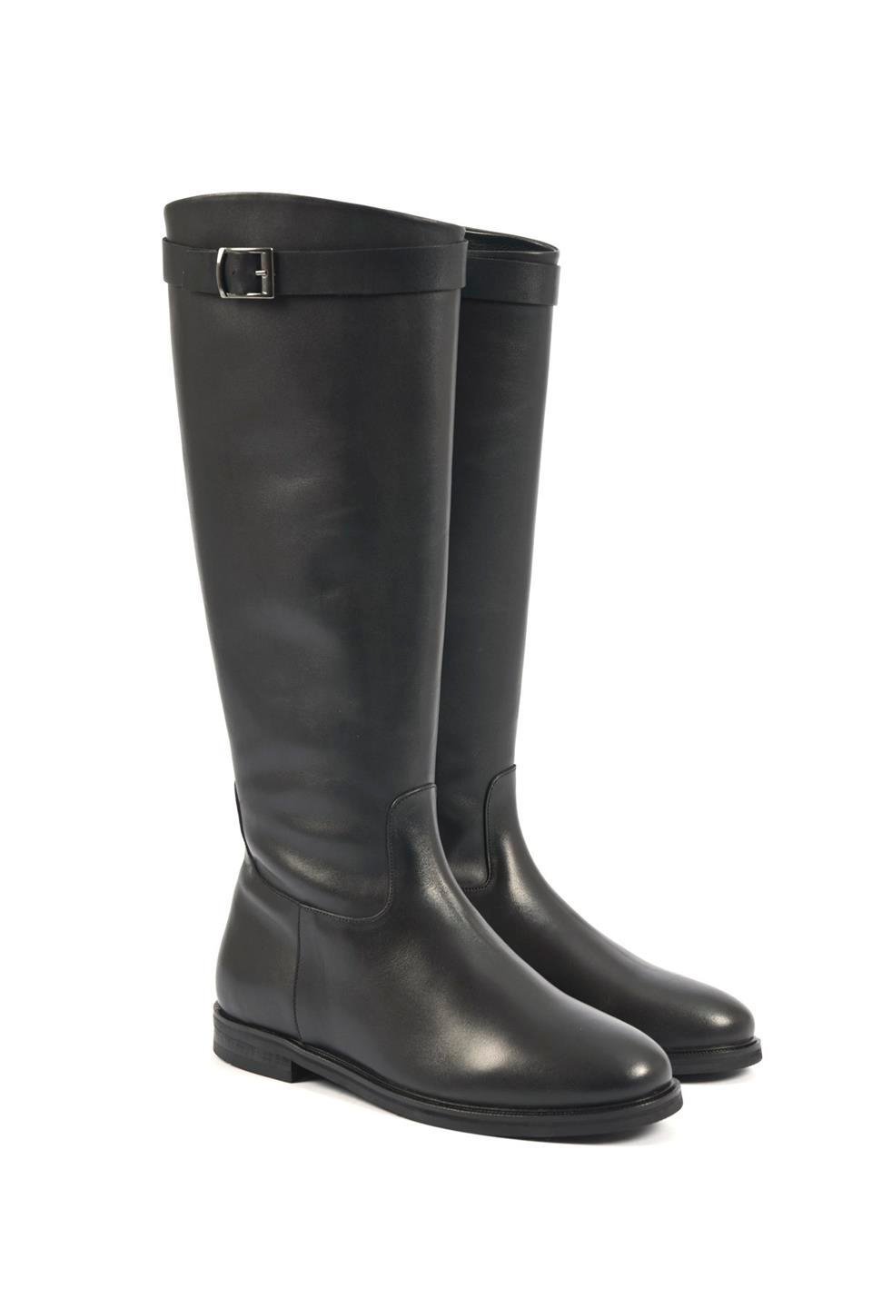 Cornwall Black Women's Leather Boots