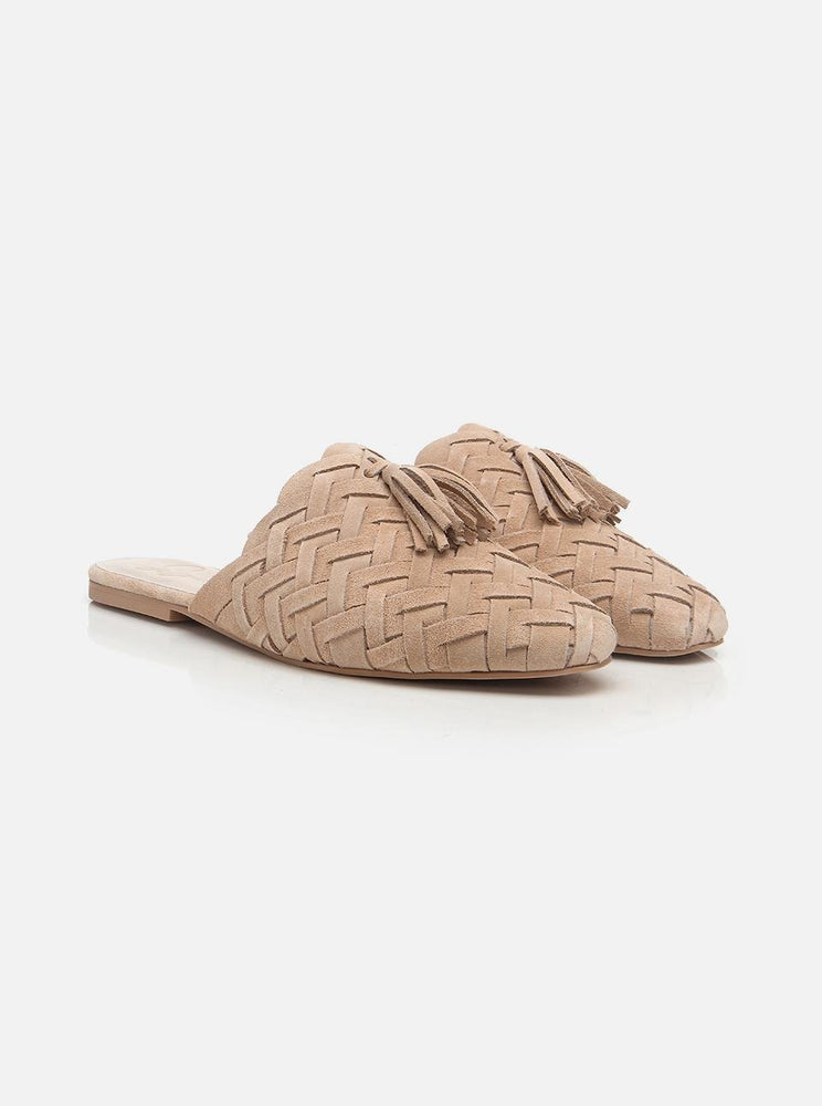 
                      
                        Cricket Beige Women's Leather Slippers
                      
                    