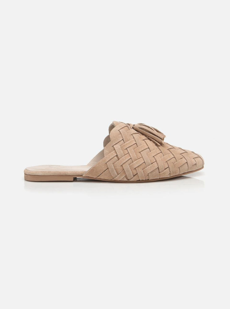 
                      
                        Cricket Beige Women's Leather Slippers
                      
                    