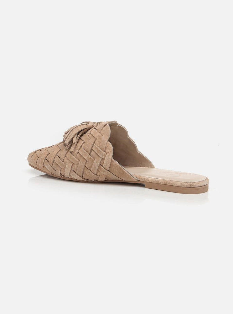 
                      
                        Cricket Beige Women's Leather Slippers
                      
                    