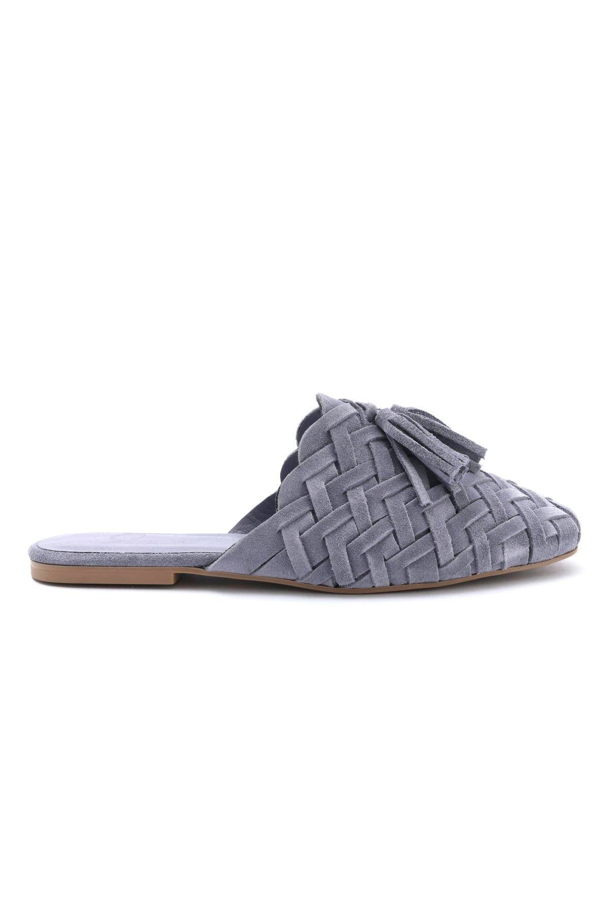 Cricket Lilac Women's Leather Slippers