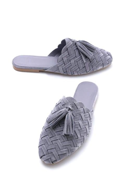 Cricket Lilac Women's Leather Slippers