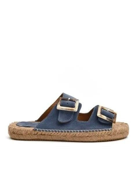 
                      
                        Aria Indigo Blue Women's Espadrille Slippers
                      
                    