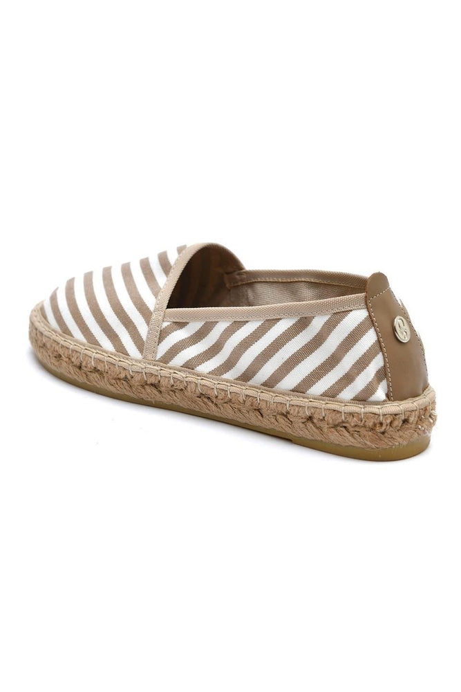 
                      
                        Diega Beige Women's Flat Espadrilles
                      
                    