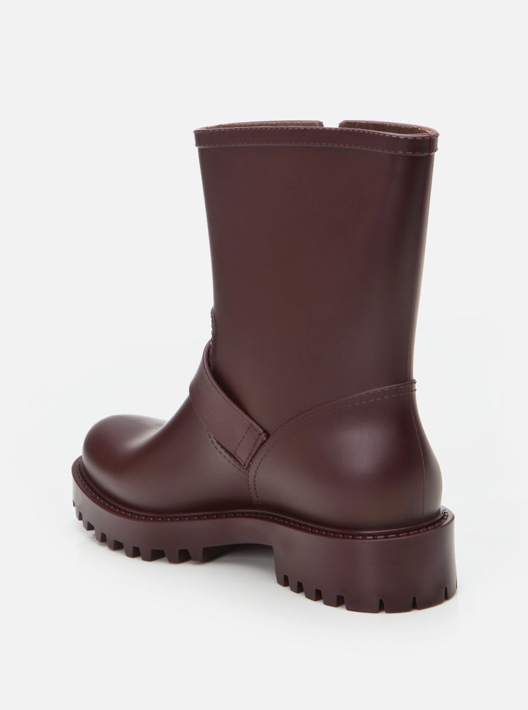 
                      
                        Eleni Claret Red Women's Buckled Rain Boots
                      
                    