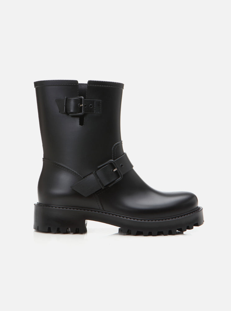 
                      
                        Eleni Black Women's Buckled Rain Boots
                      
                    