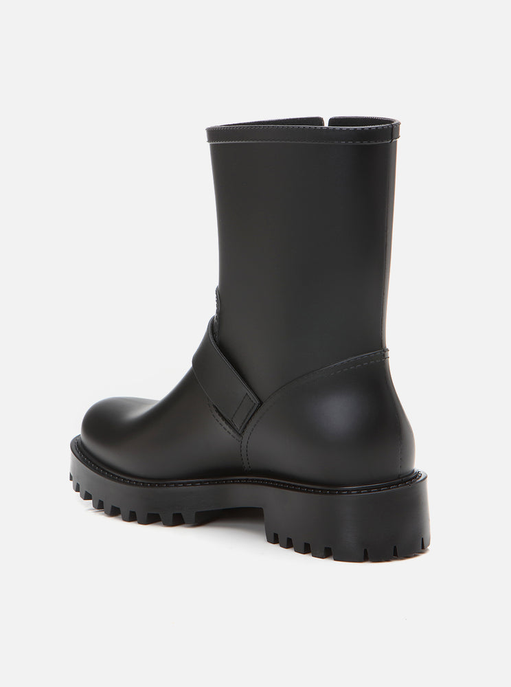 
                      
                        Eleni Black Women's Buckled Rain Boots
                      
                    