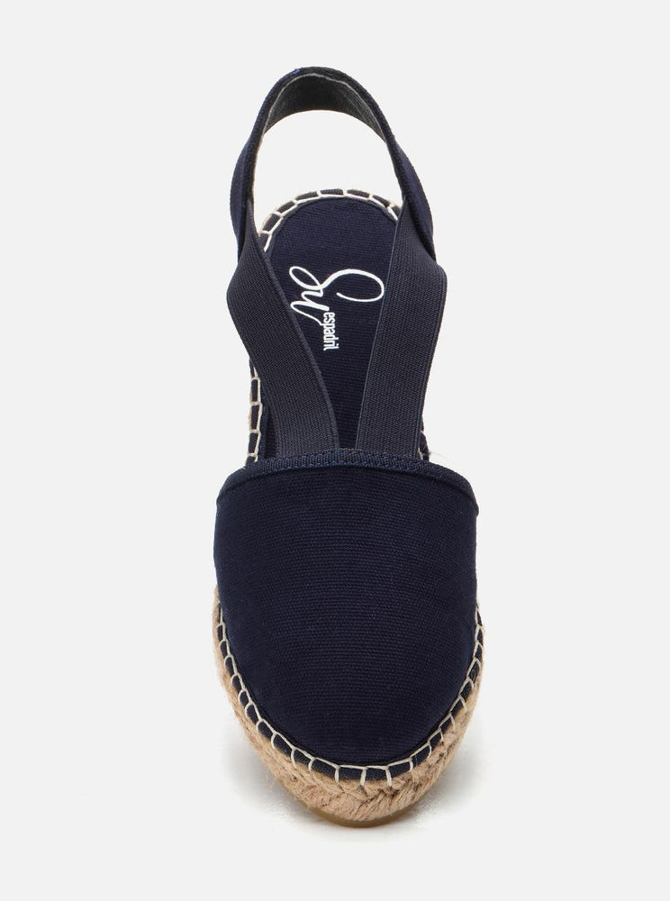 
                      
                        Elizabeth Navy Blue Women's Wedge Heel Espadrilles
                      
                    