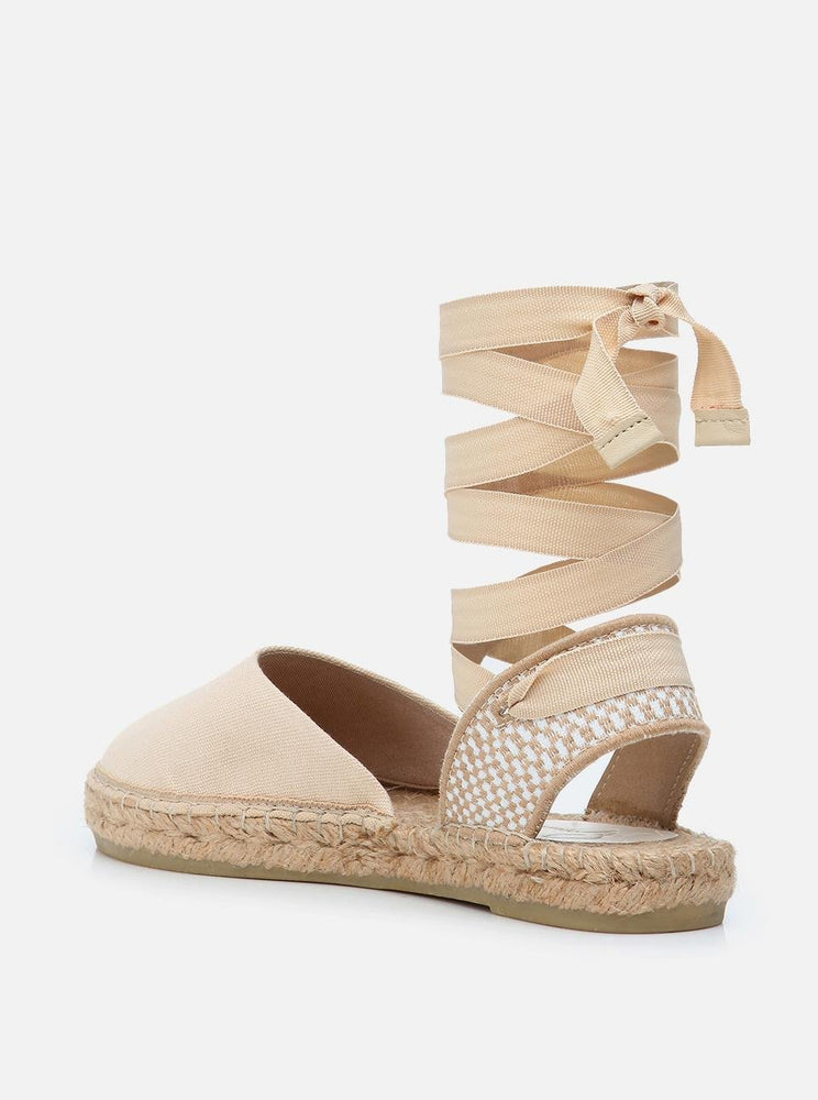 
                      
                        Floran Ecru Women's Espadrille Sandals
                      
                    