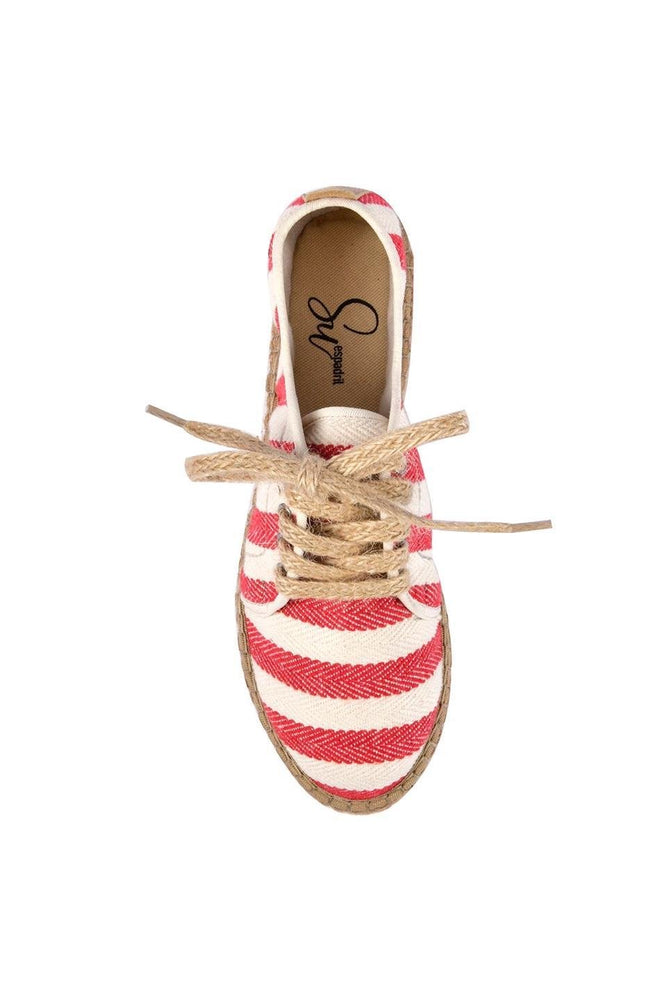 
                      
                        Grace Red Women's Flat Espadrilles
                      
                    