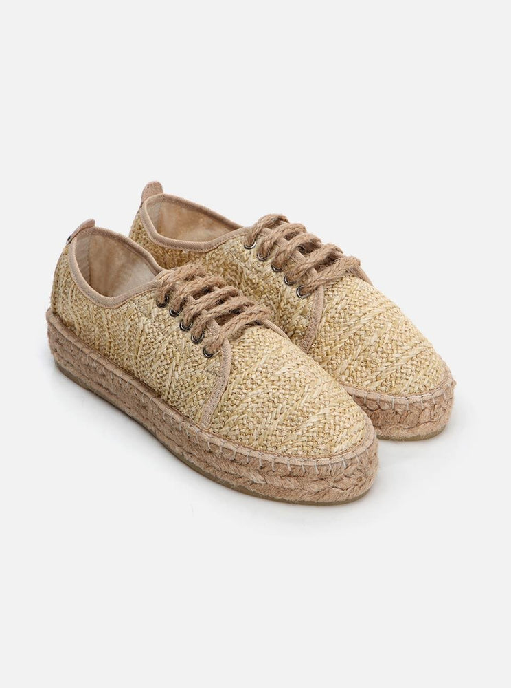 Greyce Natural Women's Flat Espadrilles