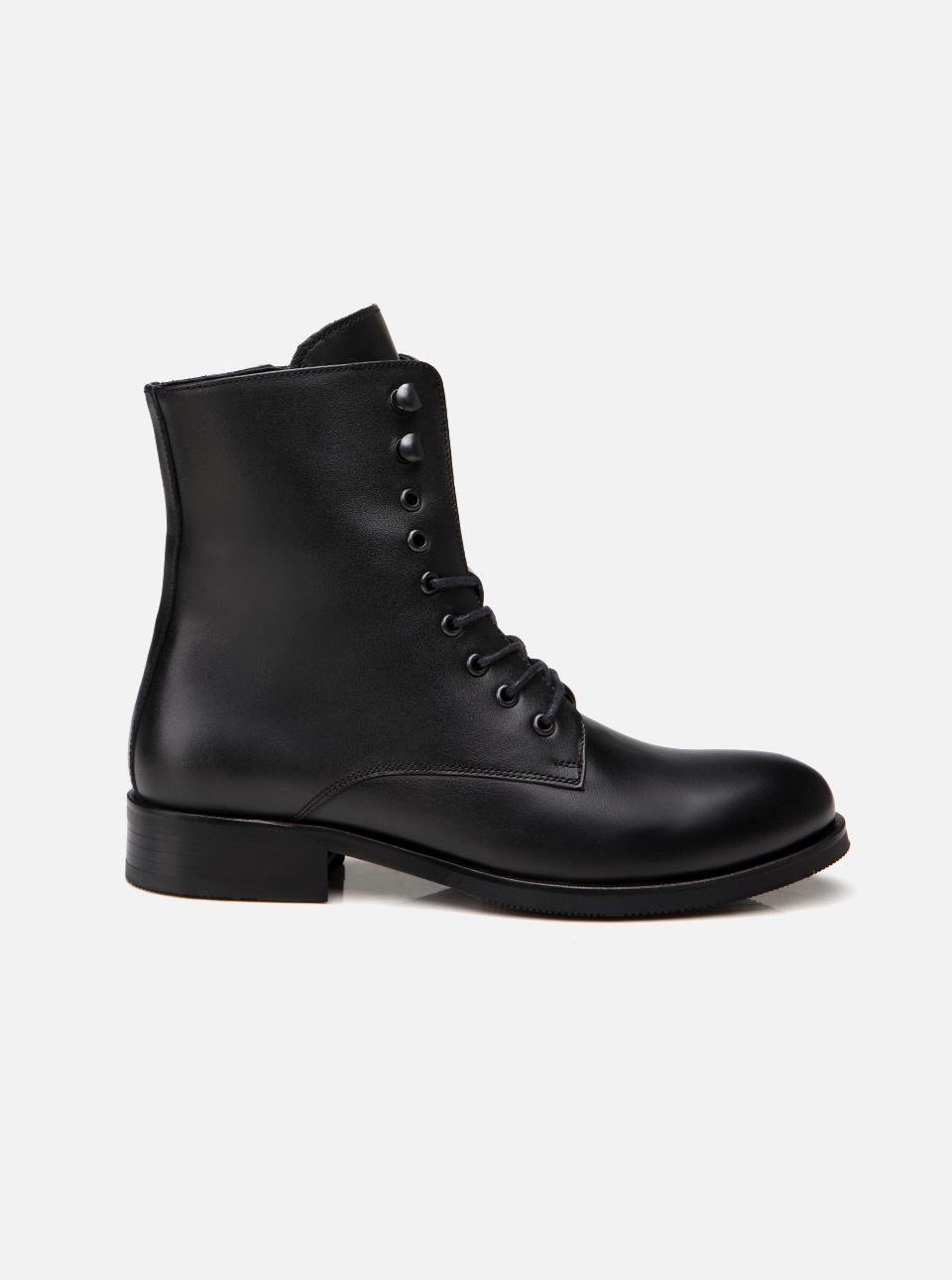 Holmes Black Women's Leather Boots