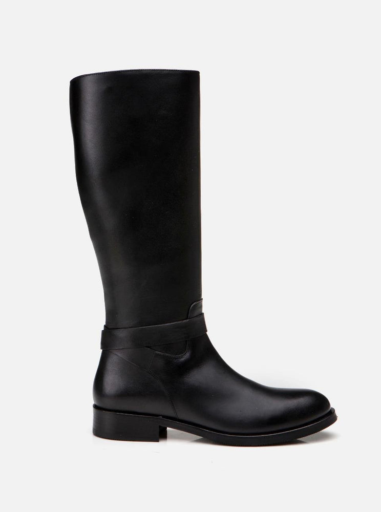 Hooper Black Women's Leather Boots