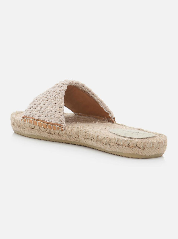 
                      
                        Jade Beige Women's Knitted Espadrille Slippers
                      
                    