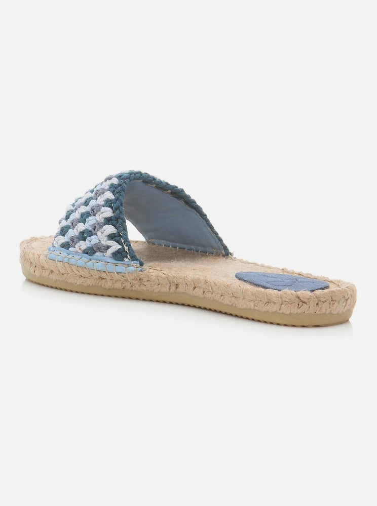 
                      
                        Jade Blue-Sax Women's Knitted Espadrille Slippers
                      
                    