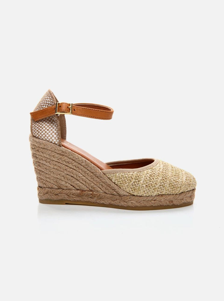 Kartie Natural Women's Wedge Heel Espadrilles