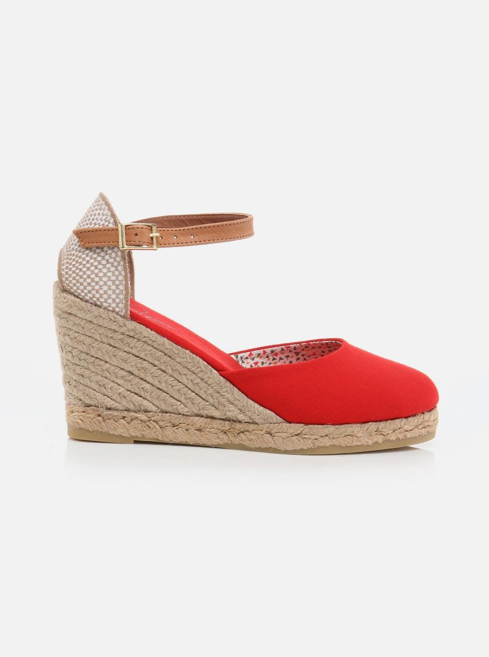 Kate Red Women's Wedge Heel Espadrilles