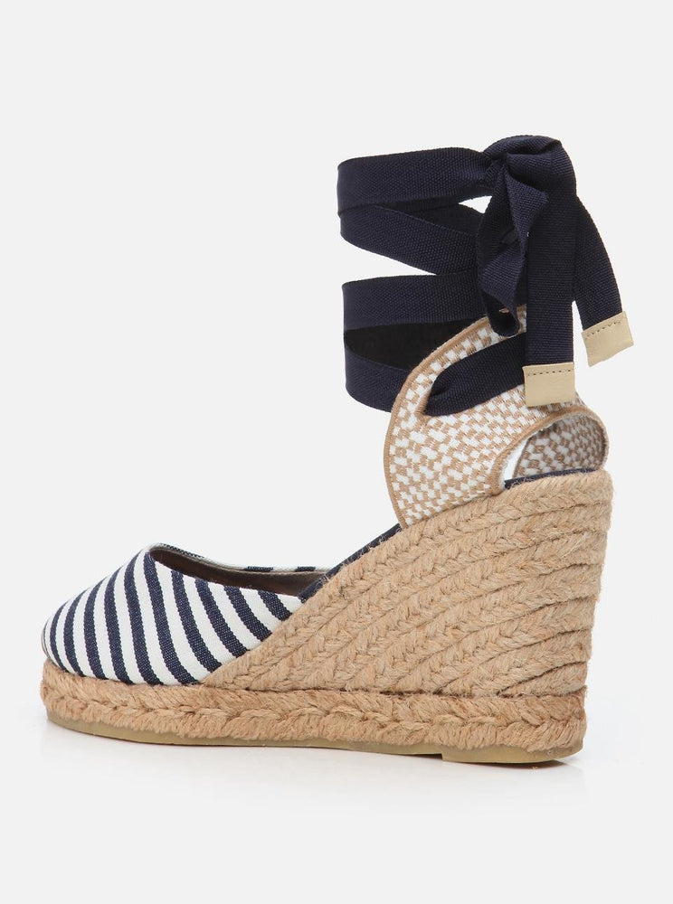 
                      
                        Kelli Navy Blue Women's Wedge Heel Espadrilles
                      
                    