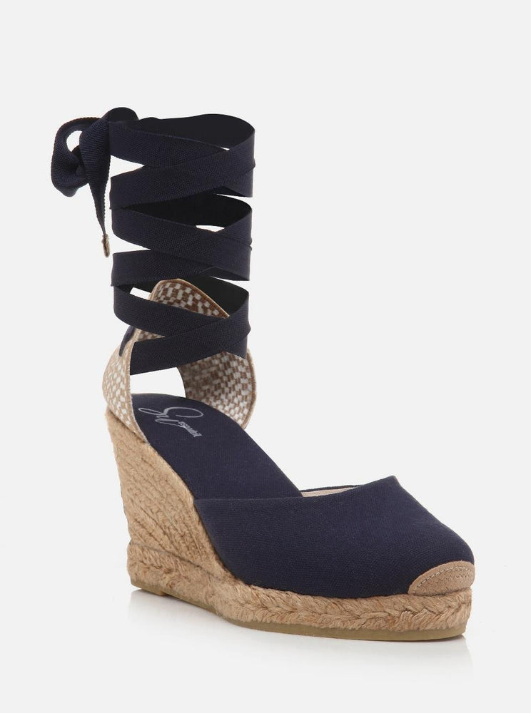 
                      
                        Kelly Navy Blue Women's Wedge Heel Espadrilles
                      
                    