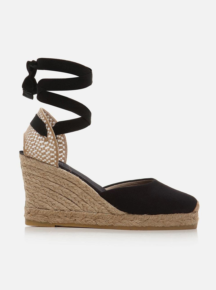 
                      
                        Kelly Black Women's Wedge Heel Espadrilles
                      
                    