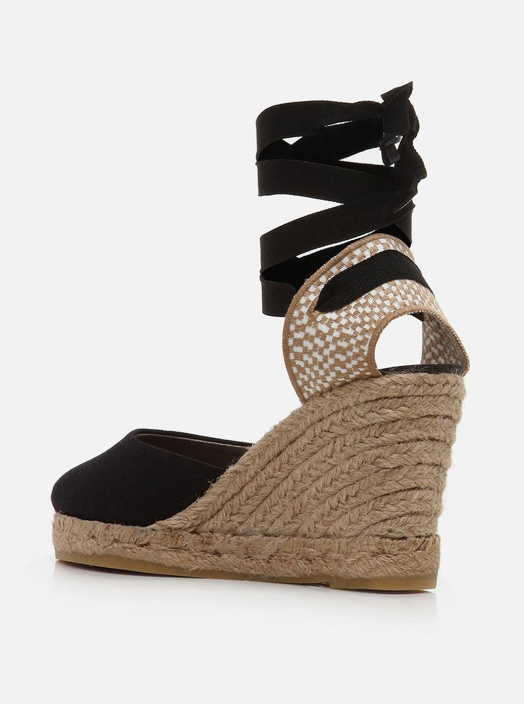 
                      
                        Kelly Black Women's Wedge Heel Espadrilles
                      
                    