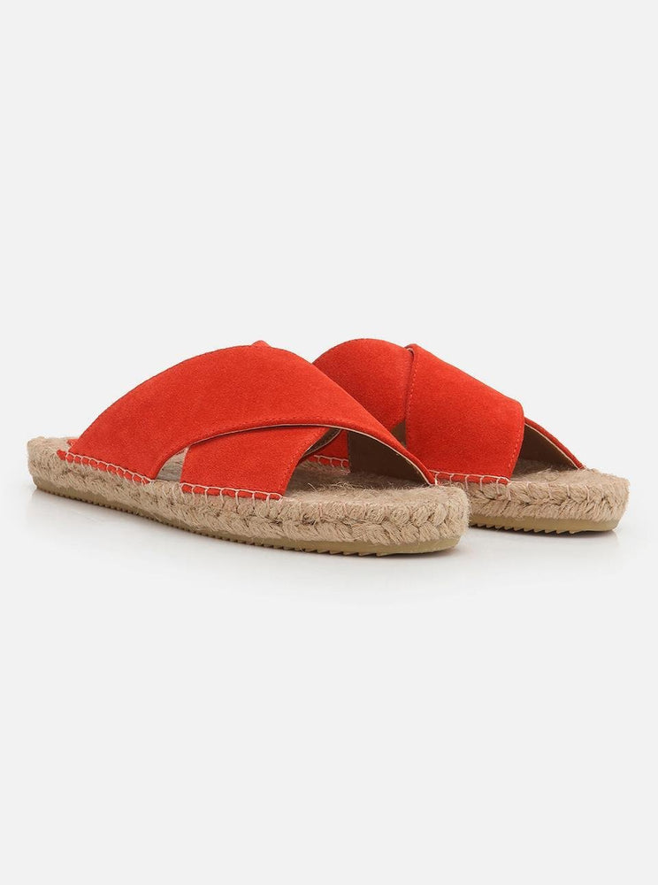 Kimela Red Women's Espadrille Slippers