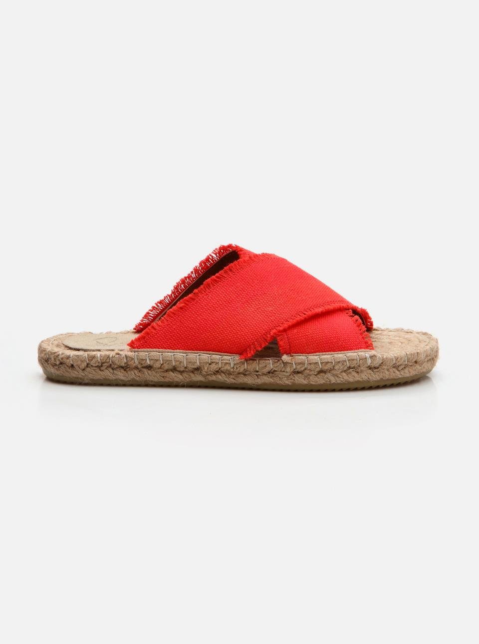 Kimo Red Women's Espadrille Slippers