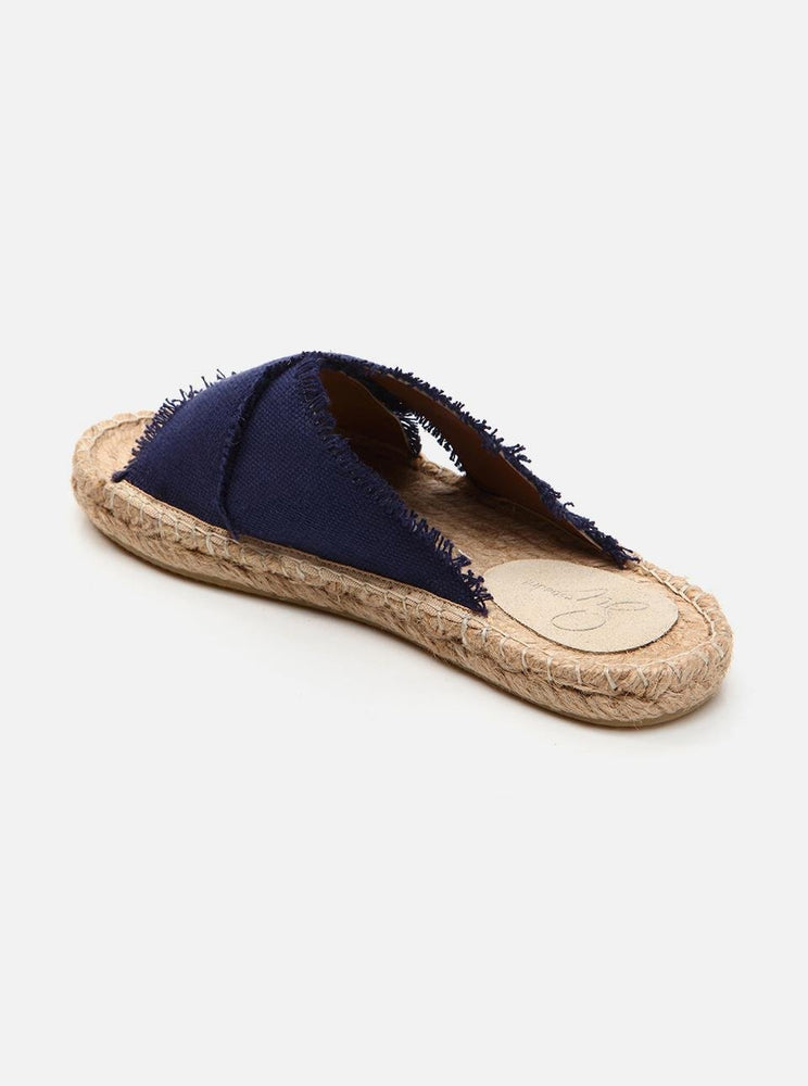 Kimo Navy Blue Women's Espadrille Slippers