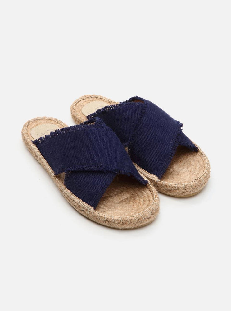 
                      
                        Kimo Navy Blue Women's Espadrille Slippers
                      
                    