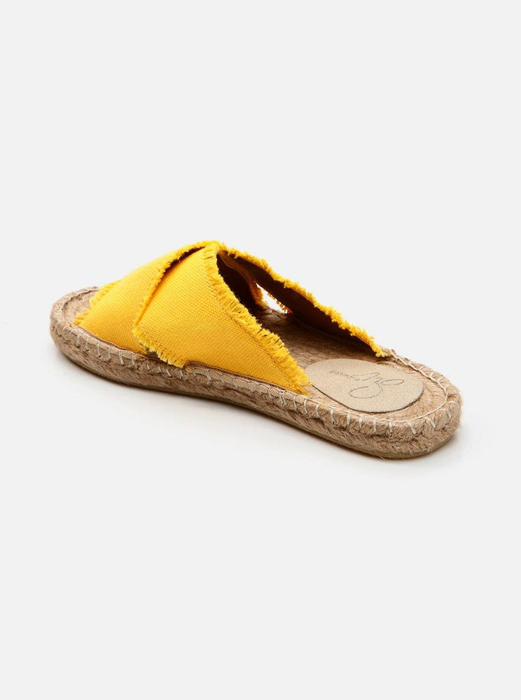 Kimo Yellow Women's Espadrille Slippers