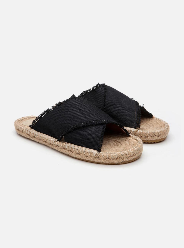 
                      
                        Kimo Black Women's Espadrille Slippers
                      
                    