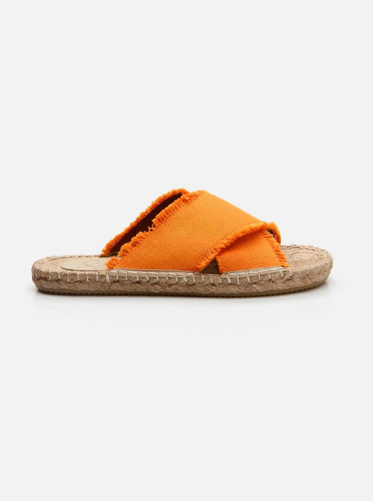 Kimo Orange Women's Espadrille Slippers