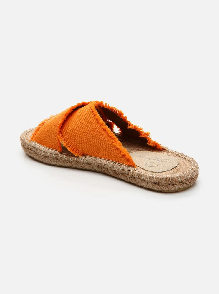 Kimo Orange Women's Espadrille Slippers