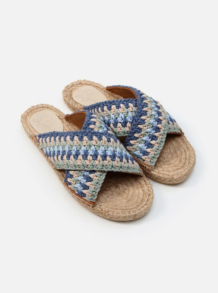 
                      
                        Kinsee Blue-Green Women's Espadrille Slippers
                      
                    