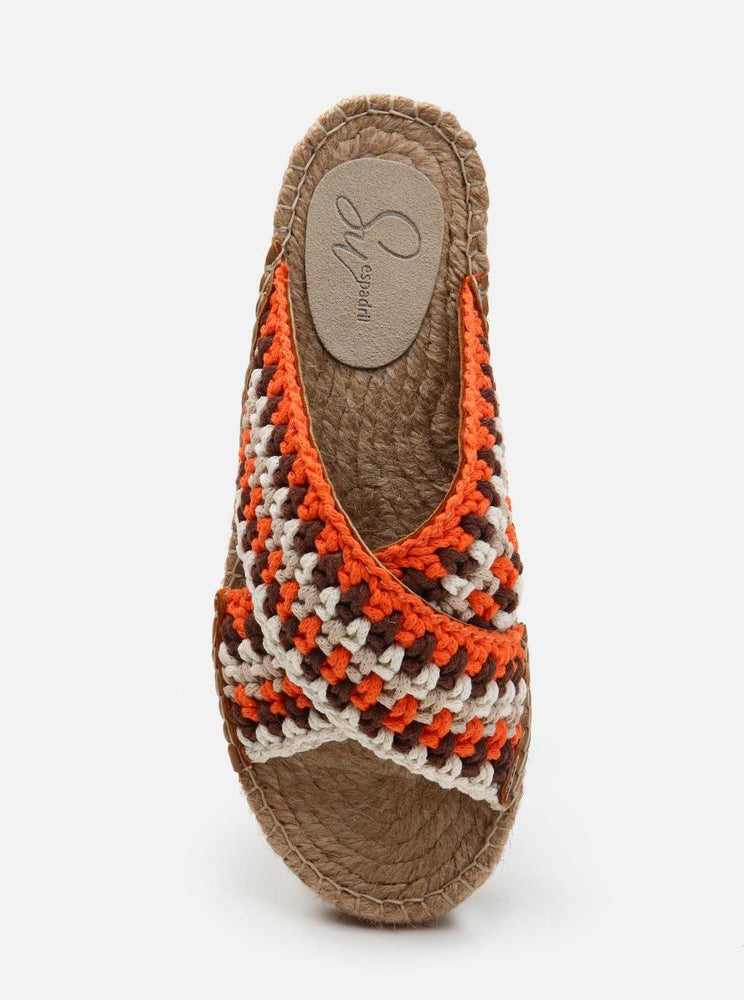 
                      
                        Kinsee Orange-Ecru Women's Espadrille Slippers
                      
                    