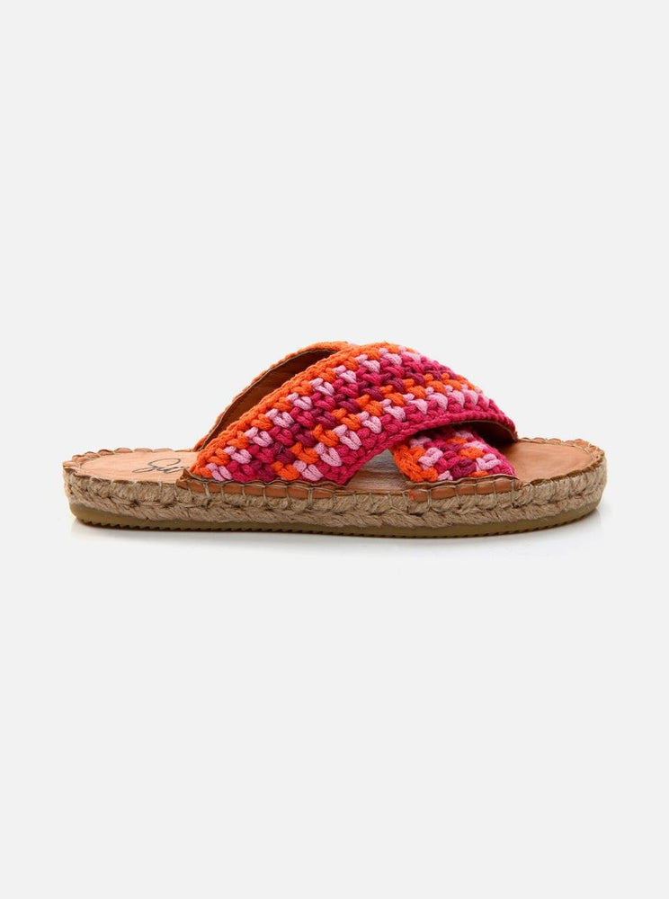 
                      
                        Kinsee Orange-Fuchsia Women's Espadrille Slippers
                      
                    