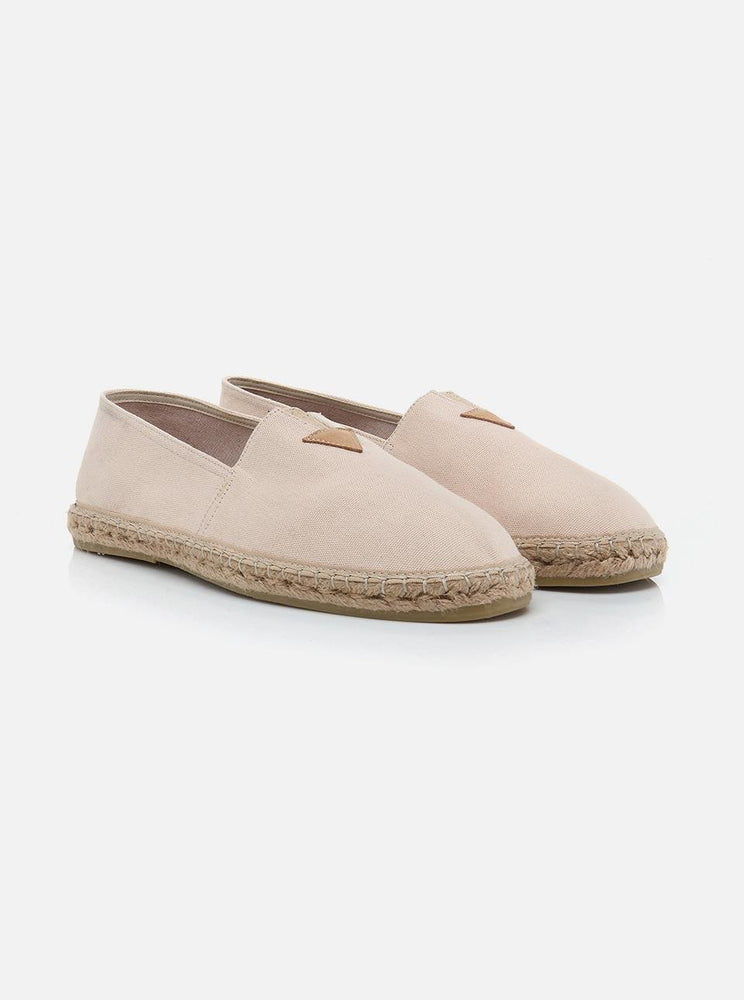 Laura Ecru Men's Plain Espadrilles