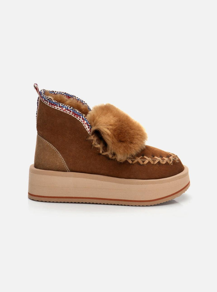 
                      
                        Lauren Muskat Women's Suede Fur Boots
                      
                    