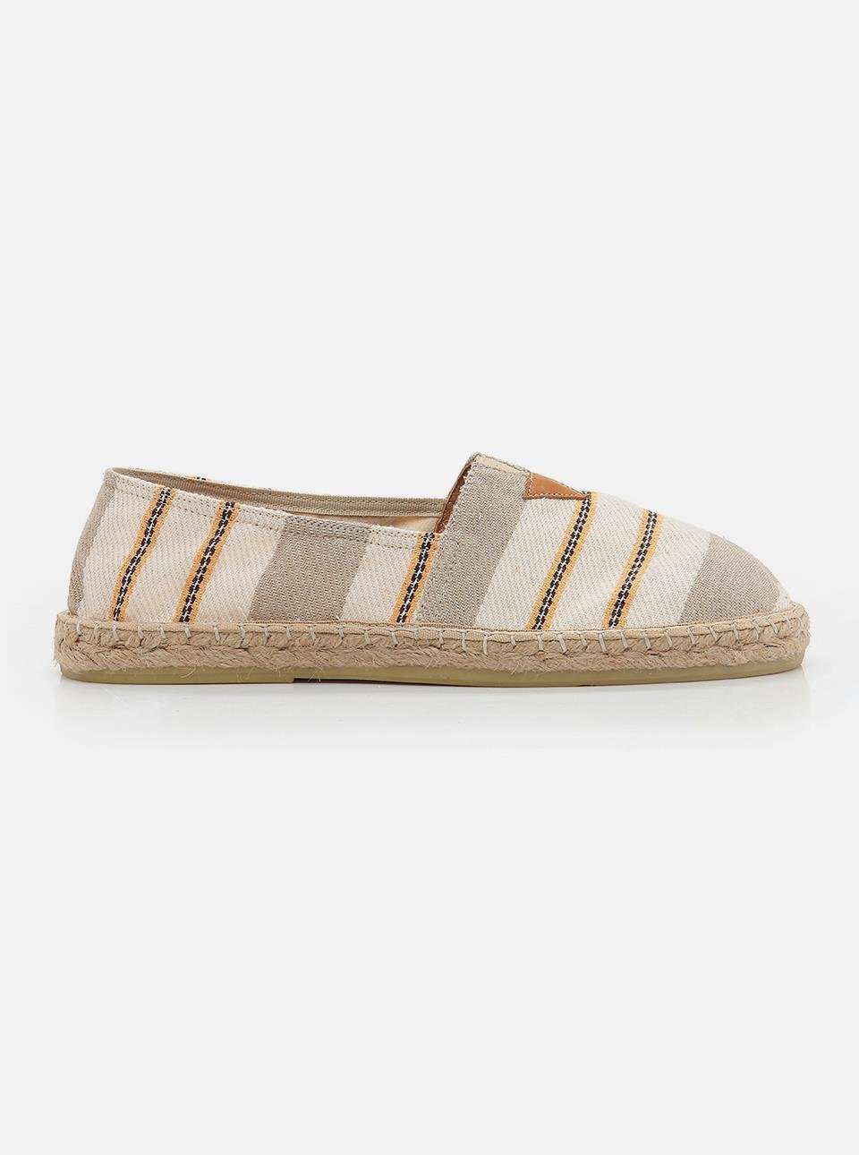 Lorenzo Beige Men's Flat Espadrilles