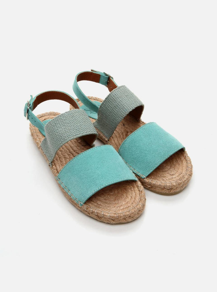 Manture Turquoise Women's Espadrille Sandals