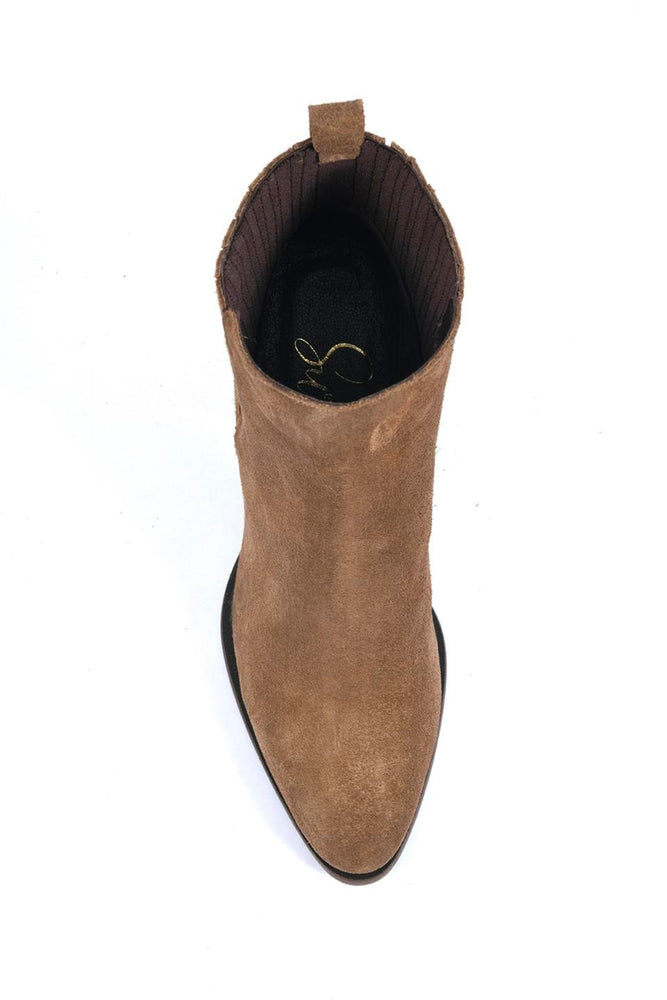 
                      
                        Marche Tan Women's Suede Boots
                      
                    